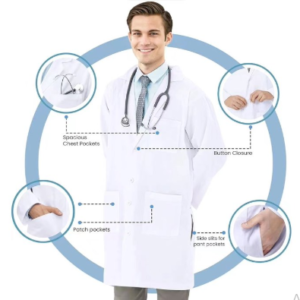 Lab Coat Dr. Coat White Male Female